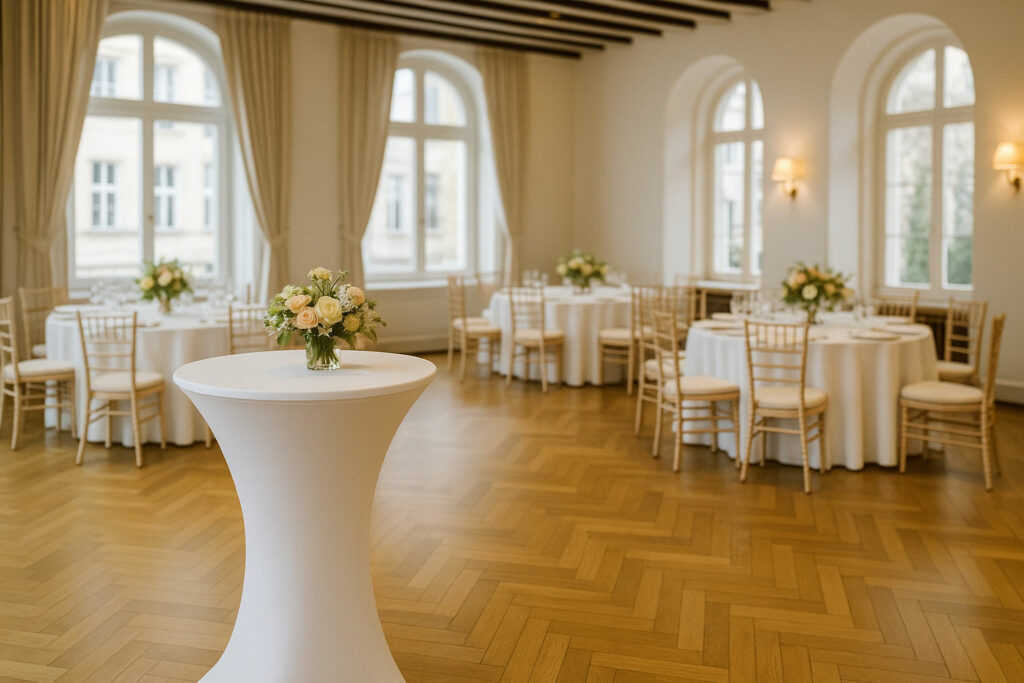 stehtischhusse oder uberwurf