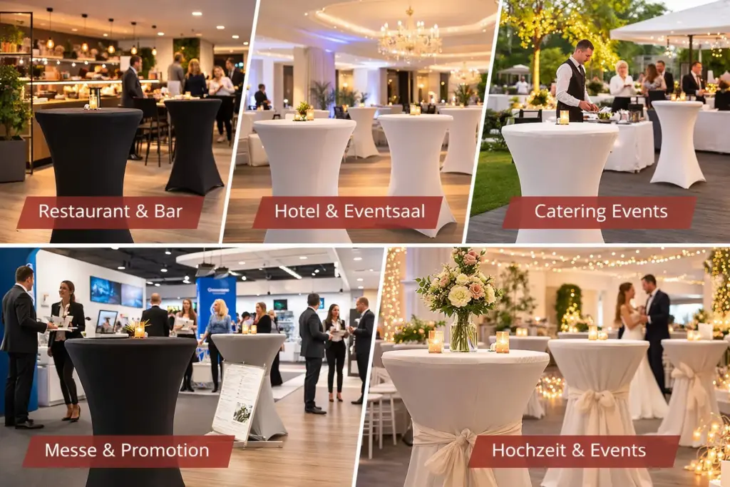Hauben für Hussen für Restaurants Hotels Events Catering und Messen