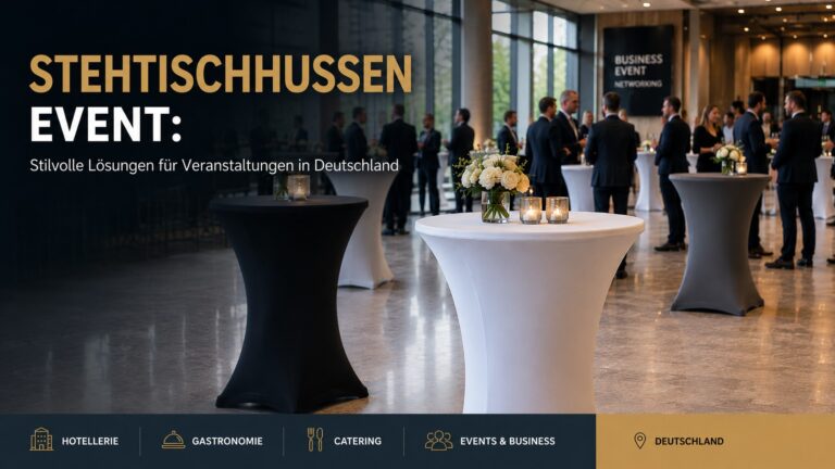 Stehtischhussen Event für stilvolle Veranstaltungen in Deutschland